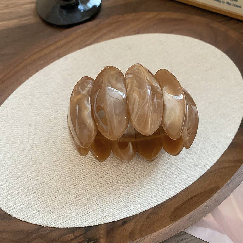 Dipped Shop - Wholesale Beaded Bracelet - Vintage Wide Resin Splicing Acrylic Bracelets DP25D6234