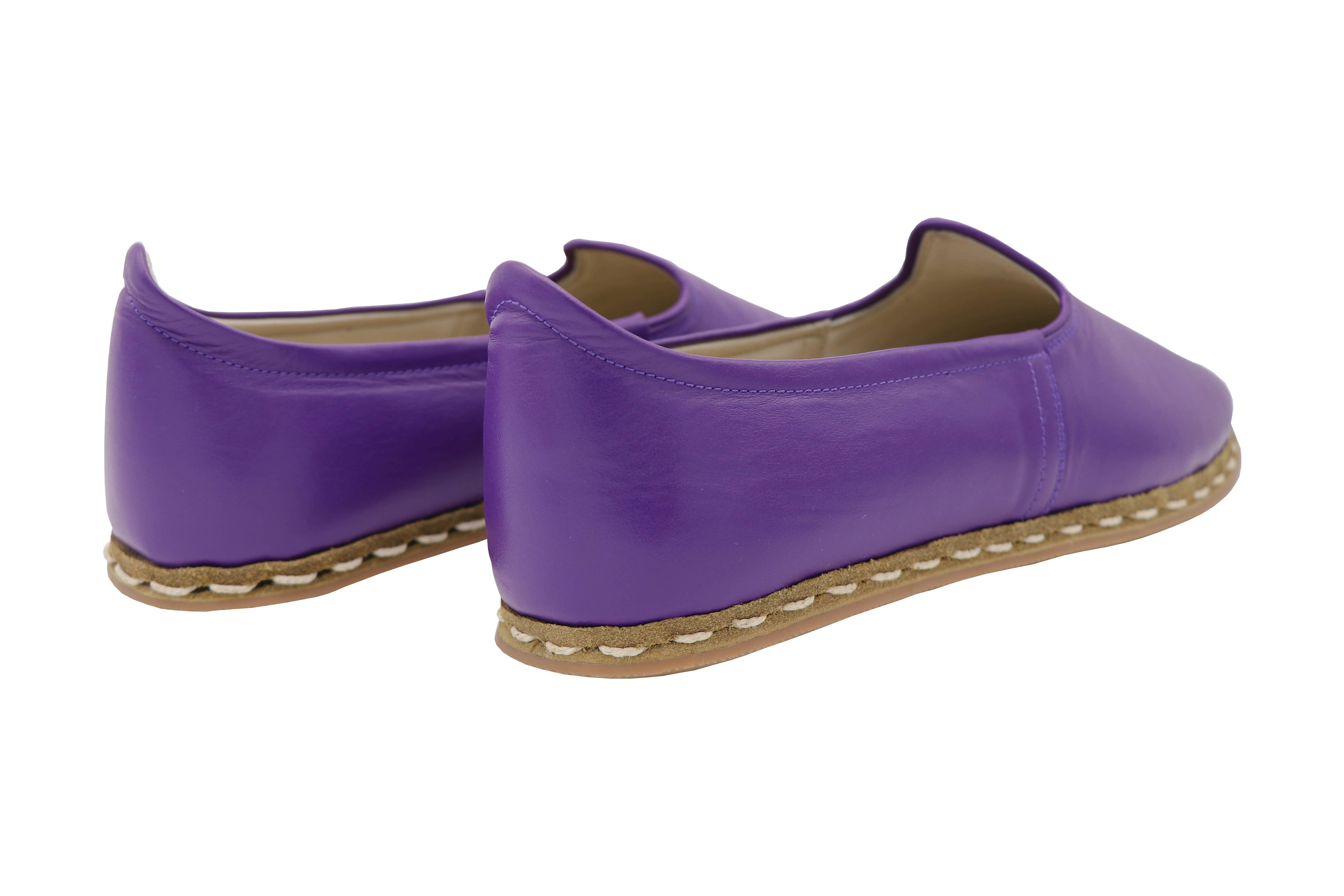 Gizze - Venta al por mayor Calzado plano - Mujer - Cuero Clásico - Bizancio Morado3