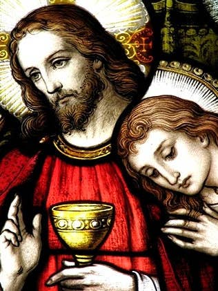 Jesus Kristus hänge, Sista måltiden, Jesus och Johannes, Jesus för wholesale av Elysium Pendants