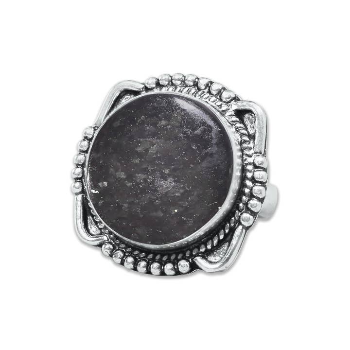 Handmade Jewels - Wholesale Multi-Stone Ring - Nuummite Rings – Handmade, Silver-Plated, Grounding (Made To Order)20