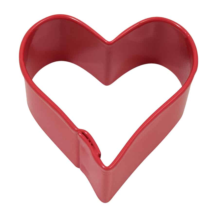 R&M International - Wholesale Cookie Cutter - Mini Heart Cookie Cutter (Red, 1.5")0