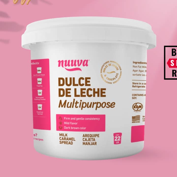 Nuuva Dulce de Leche Multi Purpose Cream 11lb (5kgs) for wholesale by Casacella Foods