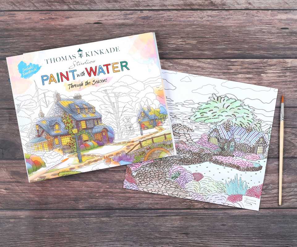 Simon & Schuster - Wholesale Crafts, Hobbies & DIY - Thomas Kinkade Paint with Water by Editors of Thunder Bay Press4