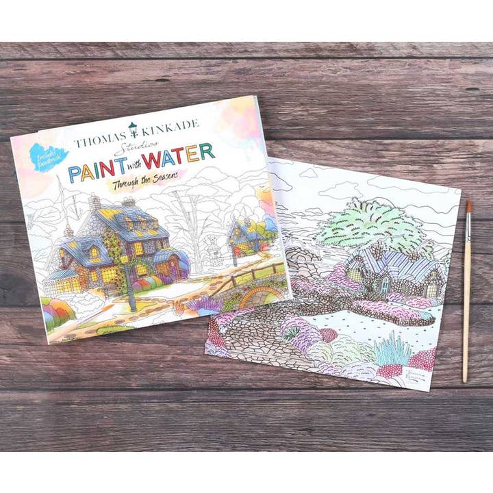 Simon & Schuster - Wholesale Crafts, Hobbies & DIY - Thomas Kinkade Paint with Water by Editors of Thunder Bay Press4