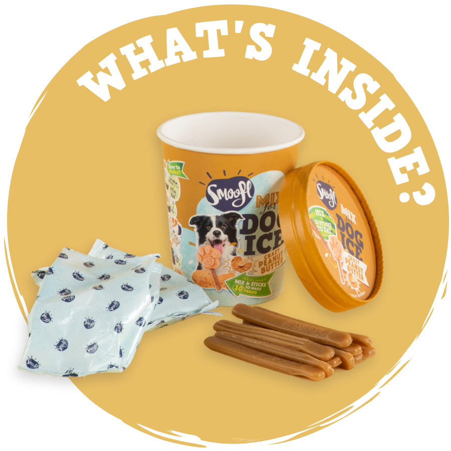 Smoofl - Wholesale Pet Treats - Dog - Peanut butter mix for dog ice1