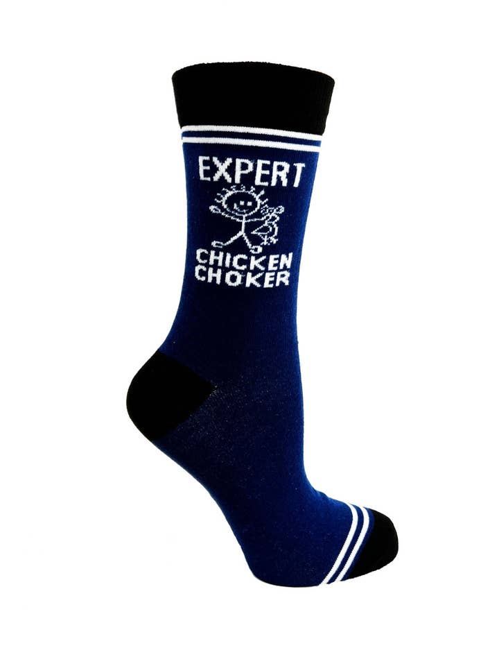 Expert Chicken Choker - Hey Now Unisex Crew Socks for wholesale by Fabdaz