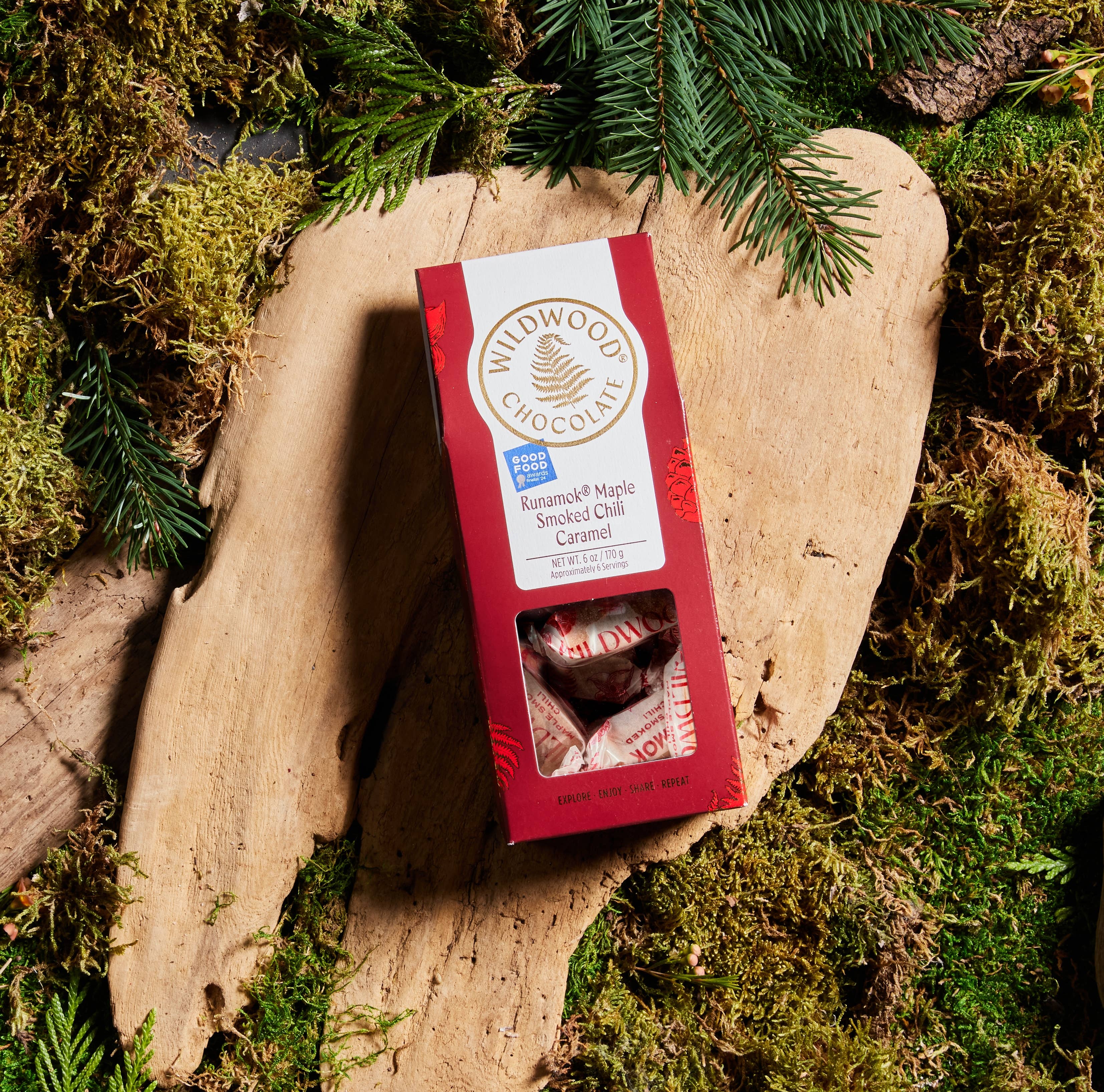 Wildwood Chocolate - Wholesale Caramel - Runamok Smoked Chili Caramel Box0