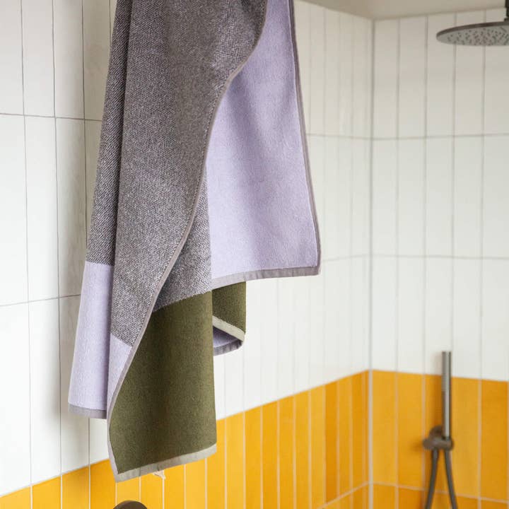 Handdoeken Set Blend Green Lilac (2 st.) for wholesale on Faire3