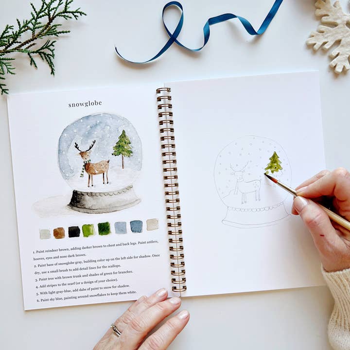 emily lex studio - Wholesale Sketchbook/Sketchpad - winter watercolor workbook