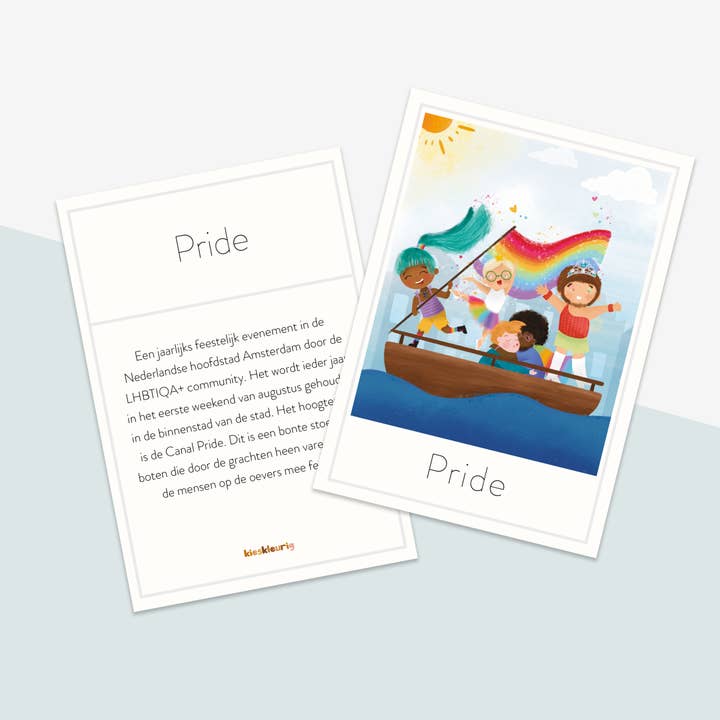 Kieskleurig - Venta al por mayor Tarjetas de aprendizaje - Niños y bebés - Fiestas anuales: juego de tarjetas Waldorf incluido
