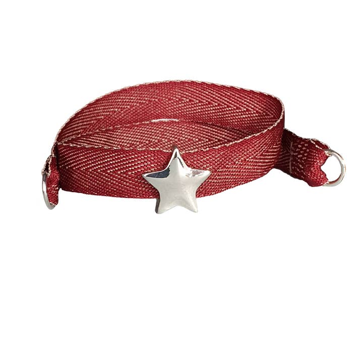 PALLADIO STAR TWEED VINRÖTT ARMBAND för wholesale av Smartever Srl