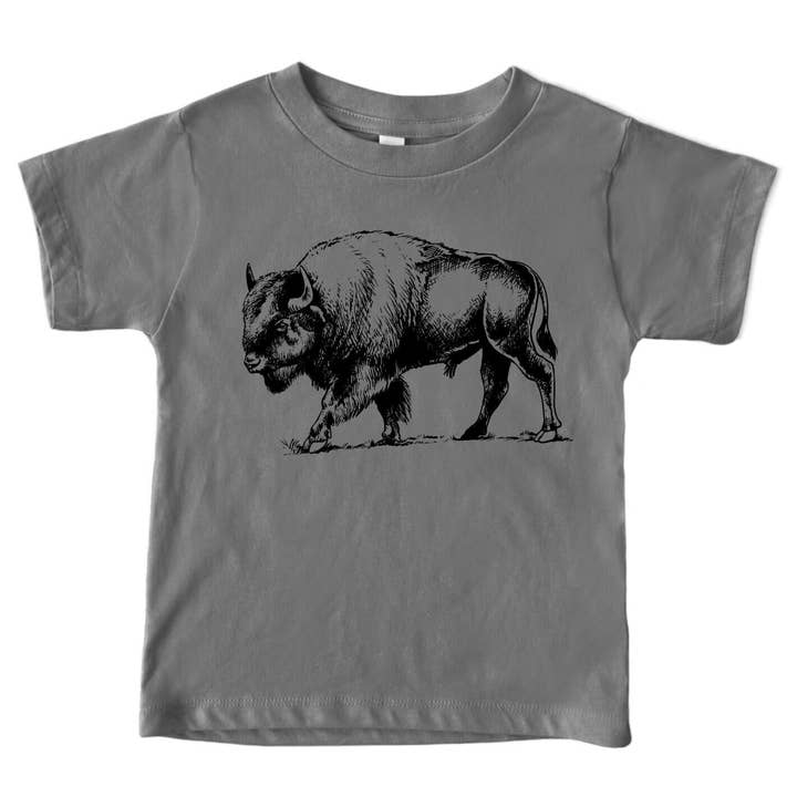 Bison Sketch por atacado de The Dirty Cowgirl Apparel