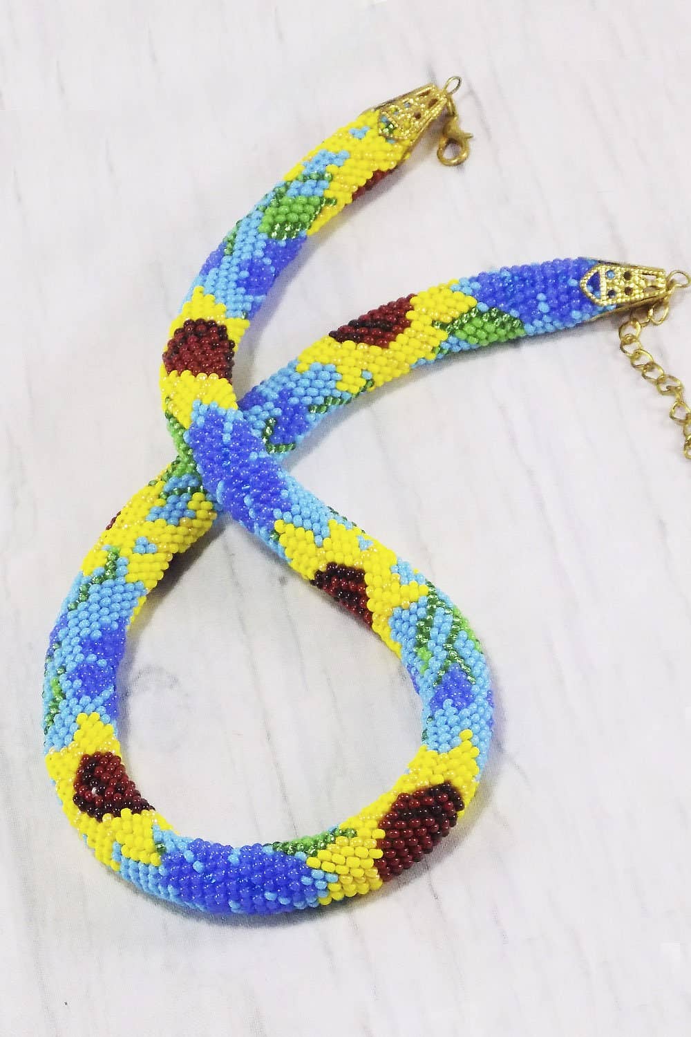 Ninolia – Großhandel Perlenkette – Sonnenblume Halskette Ostergeschenk für Mama Sonnenblume Perlen Herbst Herbst Schmuck Große Natur Blume Sonnenblume Hochzeit Frauen Schmuck Handarbeit9