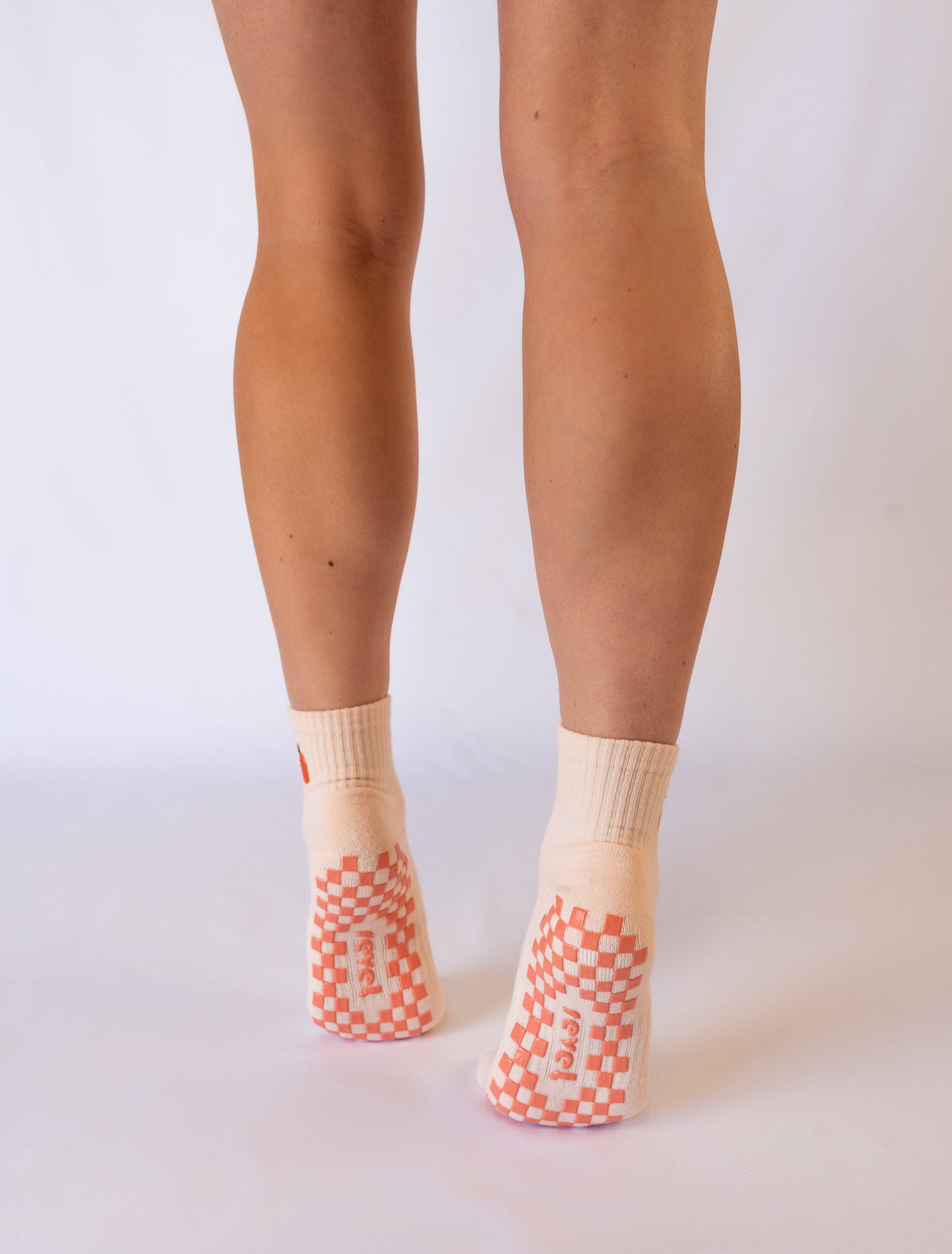 Revel Athletic - Wholesale Socks - Unisex - The Peachy Grip Sock3
