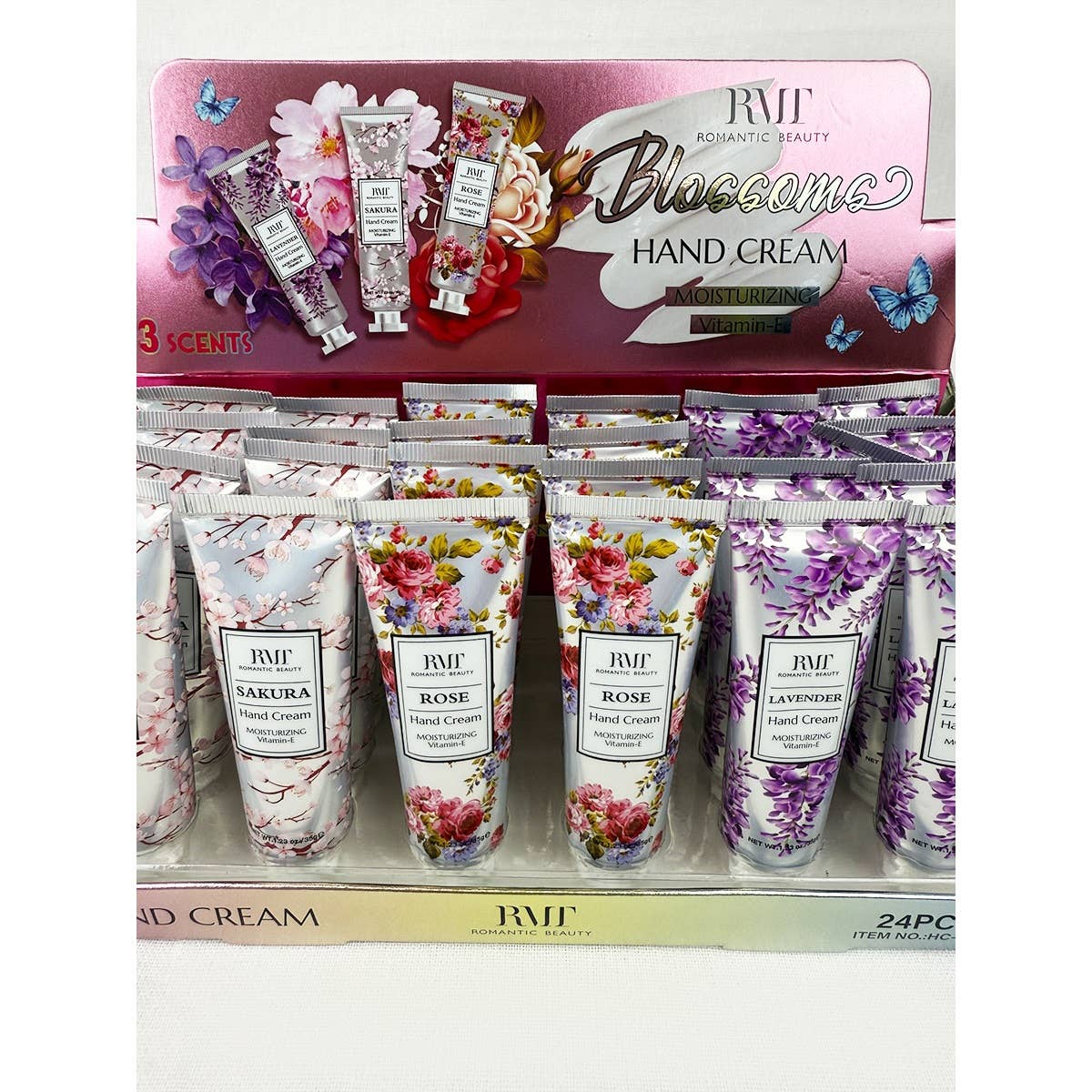 MIX COLOR The lightly textured Blossom Hand Cream for wholesale on Faire3