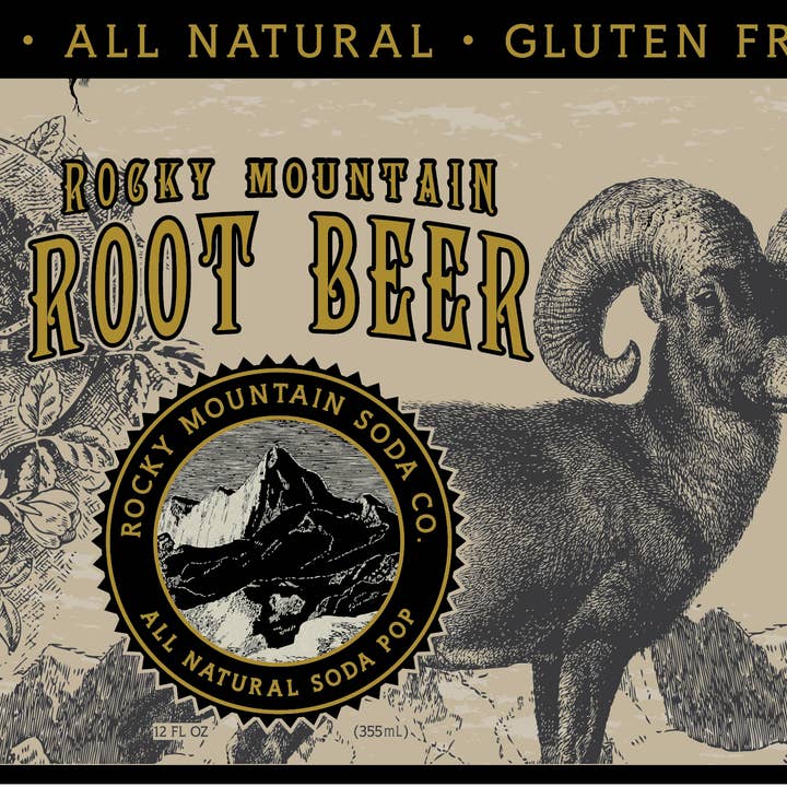 Rocky Mountain Soda - Wholesale Soda/Carbonated Drink - Rocky Mountain Root Beer Soda Pop Cans
