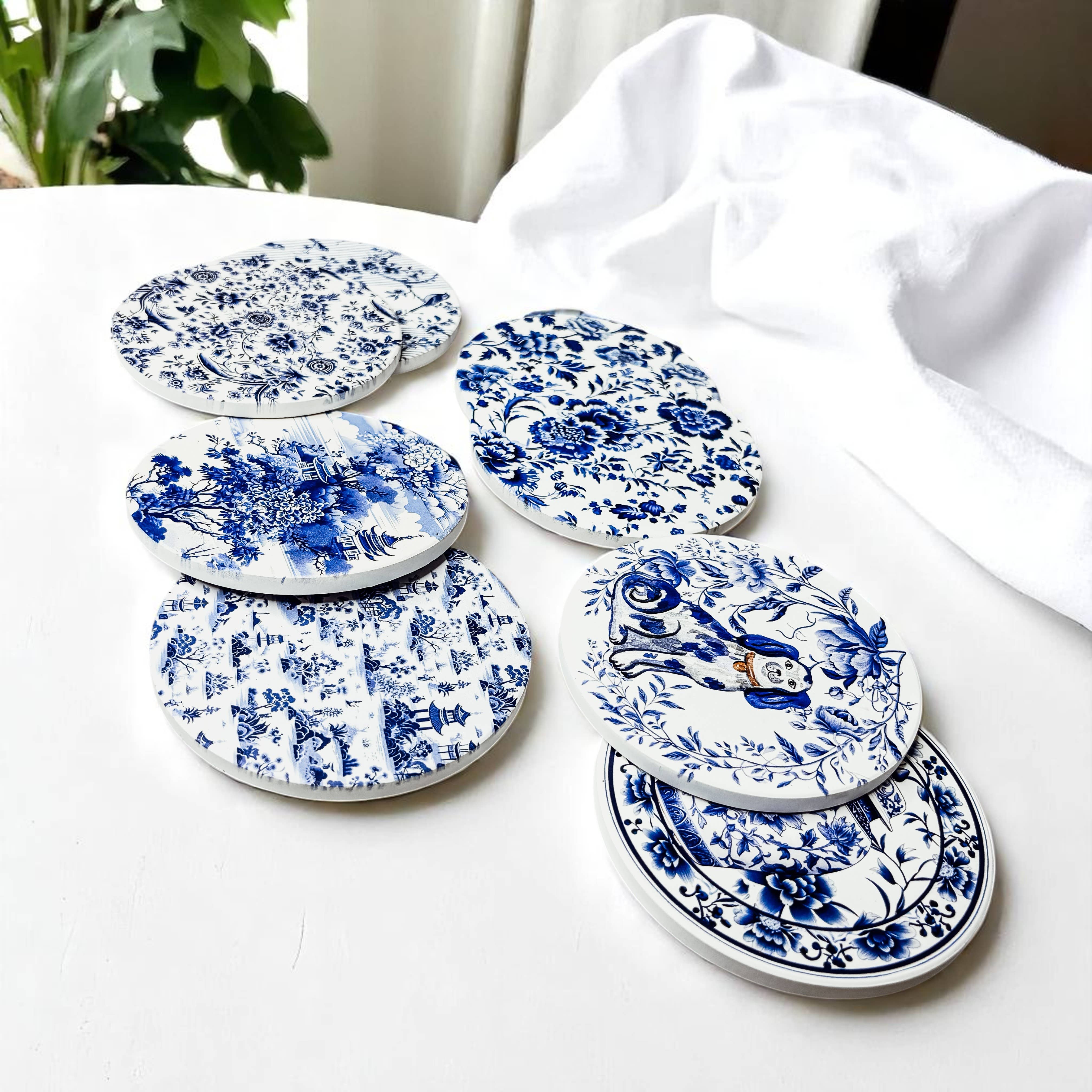 Gia Roma - Wholesale Onderzetters - Chinoiserie Halloween Onderzetters, Luxe Herfst Huisdecoraties73