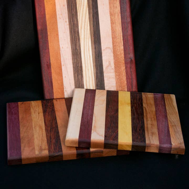 Darbynwoods - Vente Planche à découper - Planche à découper en bois multiple de 9 po x 8 po1