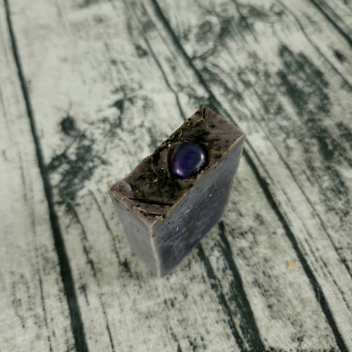 Goddess Energy (Triple Mint Blend) Herbal Intention Soap Bar for wholesale by Moonwater Soap & Candles