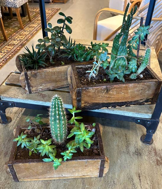 Asia West – Großhandel Hochbeet – Pflanzgefäß aus recyceltem Teakziegel-Formteil8