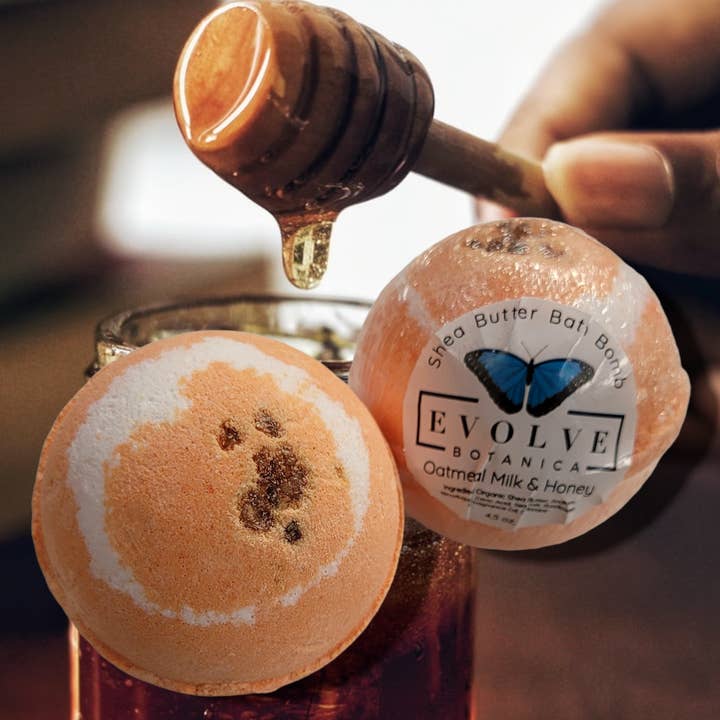 Evolve Botanica – wholesale Badbomb/fizz – Naturlig badbomb Partihandel - Havremjölk Honung