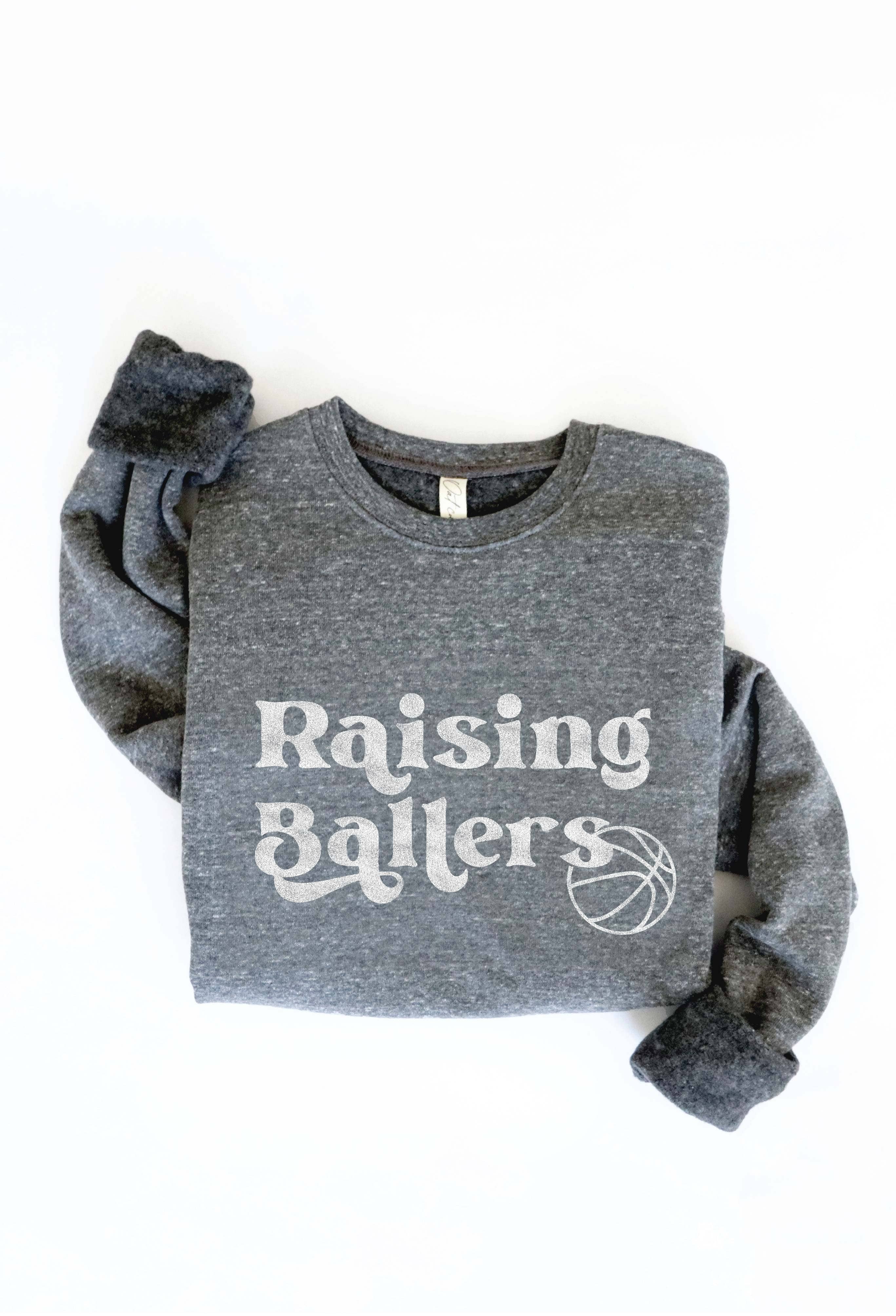 OAT COLLECTIVE - Wholesale Graphic Sweatshirt - Women's - RAISING BALLERS BASKETBALL Graphic Sweatshirt6