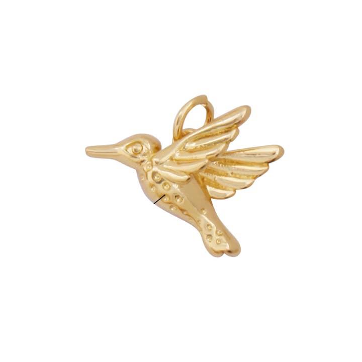 Goldener Kolibri-Anhänger ~ Deep South Originals für den Großhandel von Deep South Originals Inc.