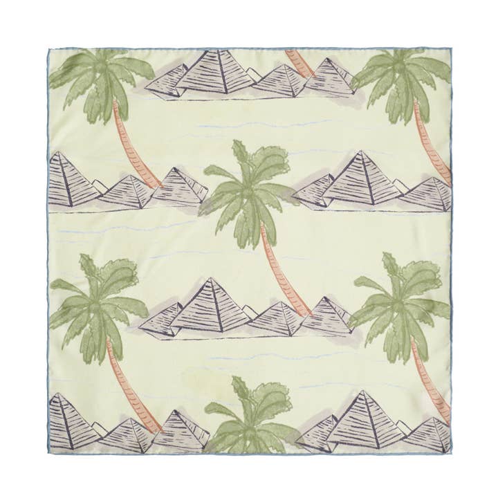 Pañuelo de Seda "Little Dix Bay" para venta al por mayor de Lost Pattern NYC