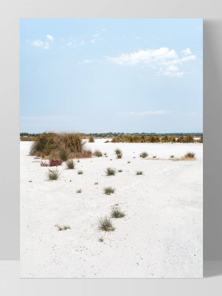 Arte dos Lagos Salgados. Perth Salt Flats Rockingham Foto da paisagem por atacado de PRINT AND PROPER