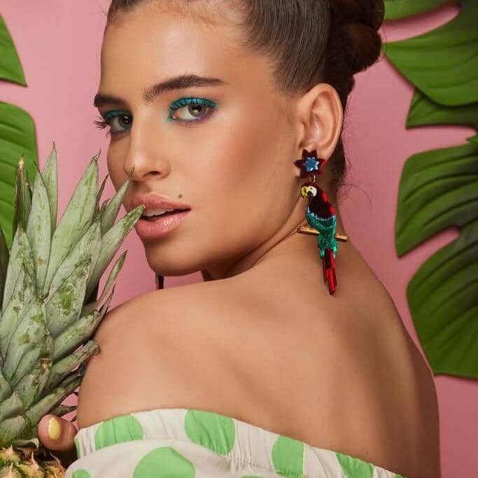 Popinjay | Earrings for wholesale by Funk Da Queen