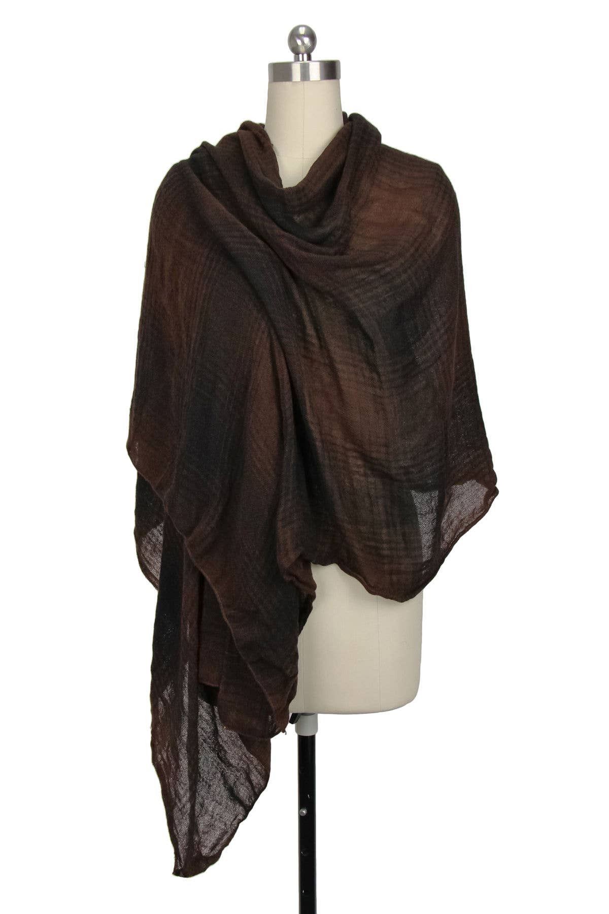 Veroma Gifts - Wholesale Scarf - Women's - Two Toned Faded Plaid Scarf7