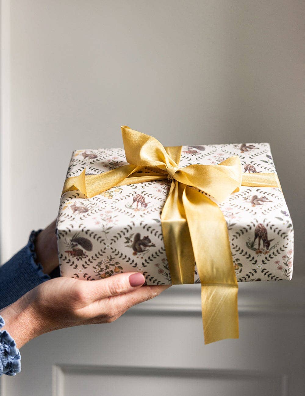 Bespoke Letterpress - Venta al por mayor Sobre de papel de regalo - Papel de regalo 6 hojas Trellis de flores silvestres / Fiesta en el bosque8