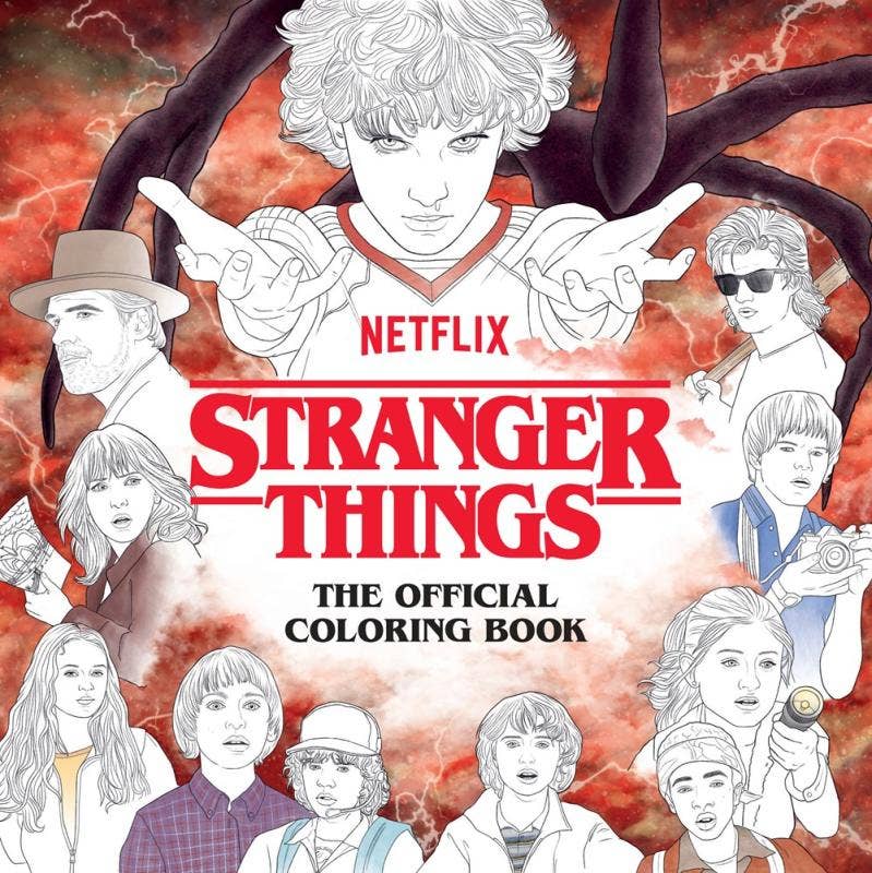 Microcosm Publishing & Distribution - Venta al por mayor Libro para colorear y cuaderno de actividades - Adultos - Stranger Things: El libro oficial para colorear0
