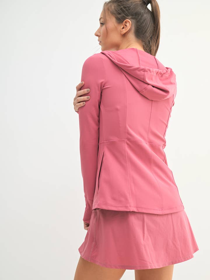 Mono B - Wholesale Athletic Jacket - Women's - Fit & Flare Running Zip-Up Jacket