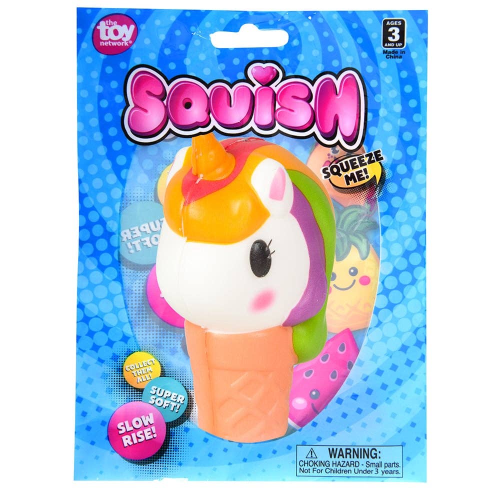 La Luna Bella - Toys - Wholesale Squishy Toy - Kids & Baby - SQUISH UNICORN ICE CREAM 4" LLB Squishy Toys1