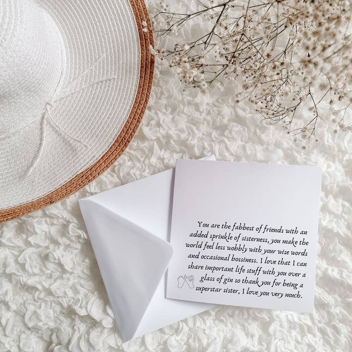 Carte Sprinkle of Sisterness pour la vente par A Little Box of Delights