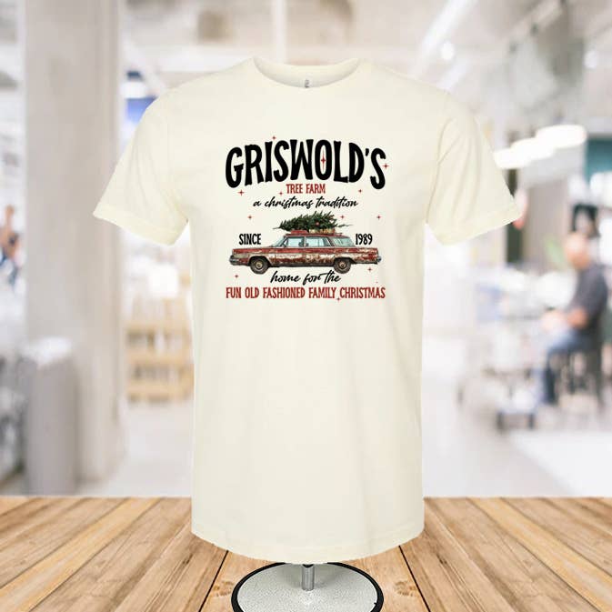 Griswold Tree Farm Tee for wholesale by Infidel Nation Apparel