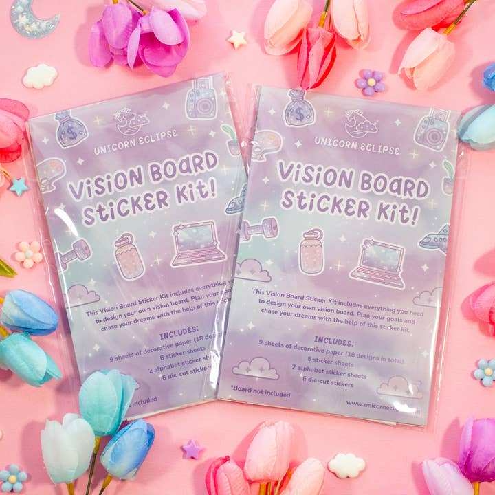 Vision Board Sticker Kit for wholesale by Unicorn Eclipse