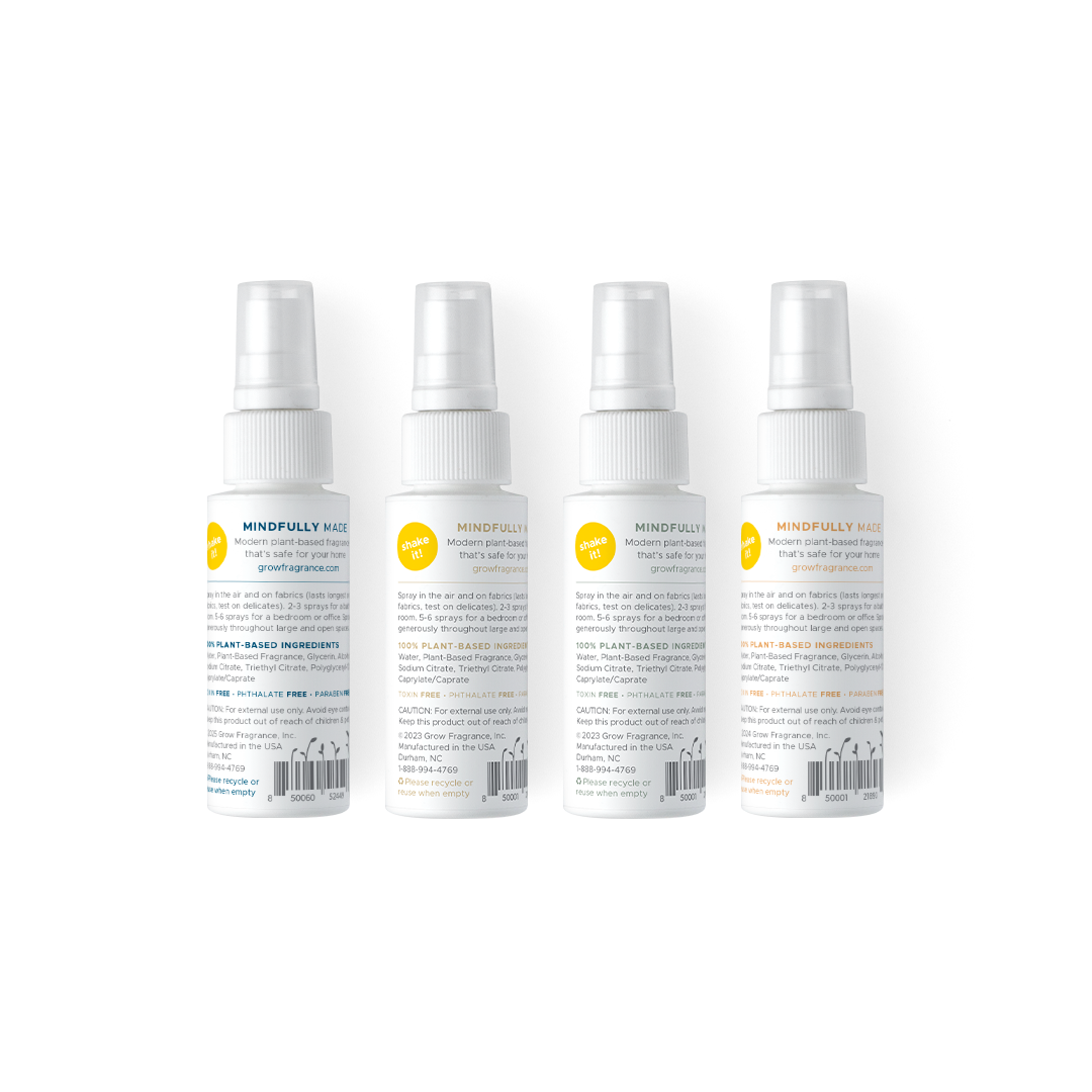 Grow Fragrance - Wholesale Room & Linen Spray - Everyday Favorites Discovery Set3