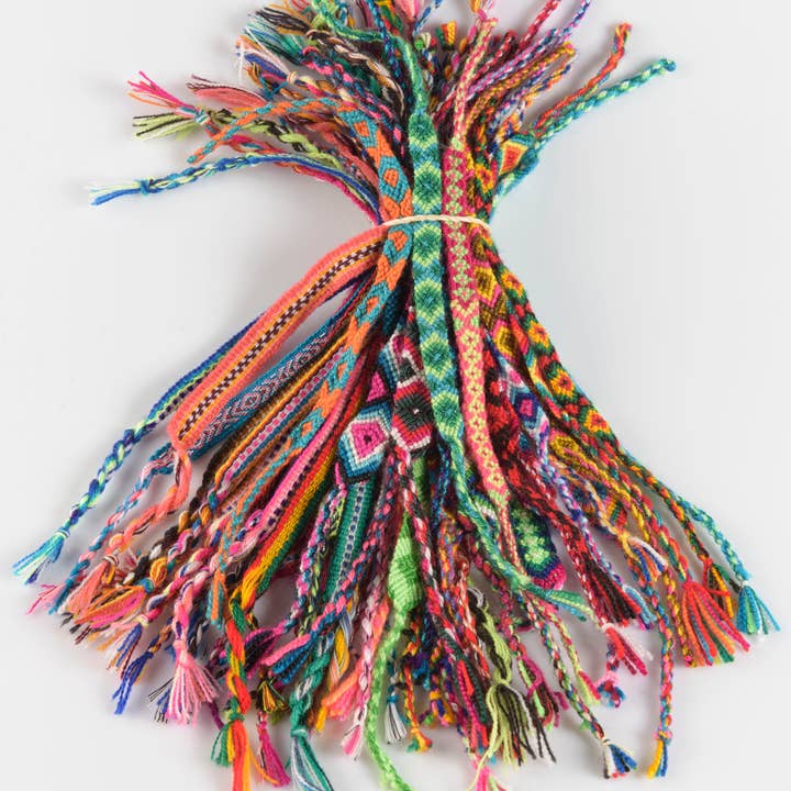 HUAIRURO - Wholesale Woven/Braided Bracelet - Set of 50 assorted Brazilian bracelets