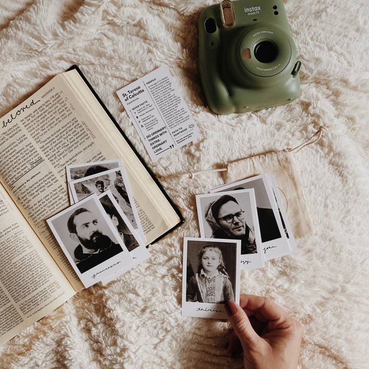 January Jane Shop - Wholesale Religious Card - Saint Polaroid Minis10