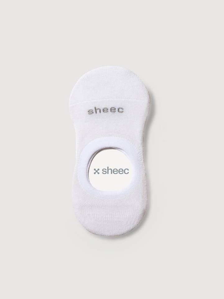 Aktive Mid-Cut No-Show-Socken | WEISS für den Großhandel von sheec socks