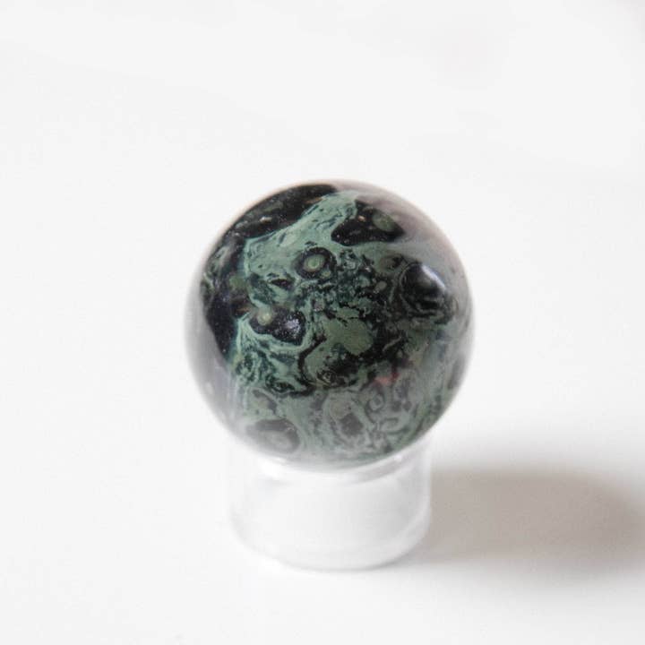 Tiny Rituals - Wholesale Spiritual Stone/Crystal - Kambaba Jasper Sphere - AAA Premium Quality64