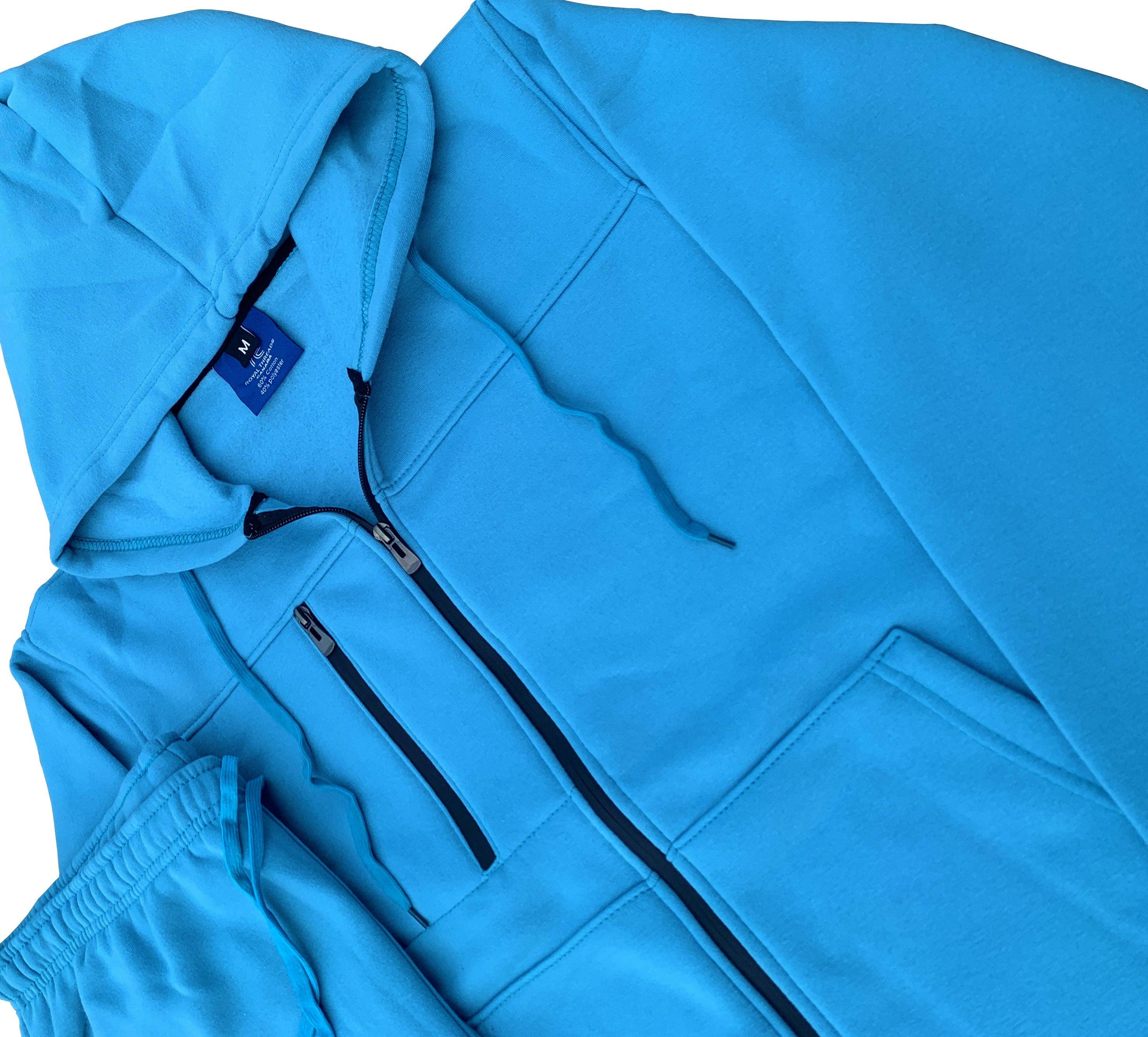 Royal Threads – Engroshandel Træningsdragt – til mænd – Mænds 2-delt Jogger stil Fleece Sweatsuit19