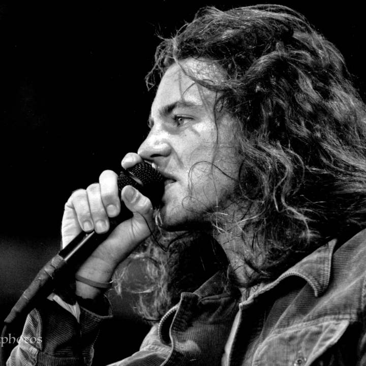 Pearl Jam Konstfoto, 1992 Metalliskt Konsttryck, PJ5 för wholesale av Breaking Rules Photography