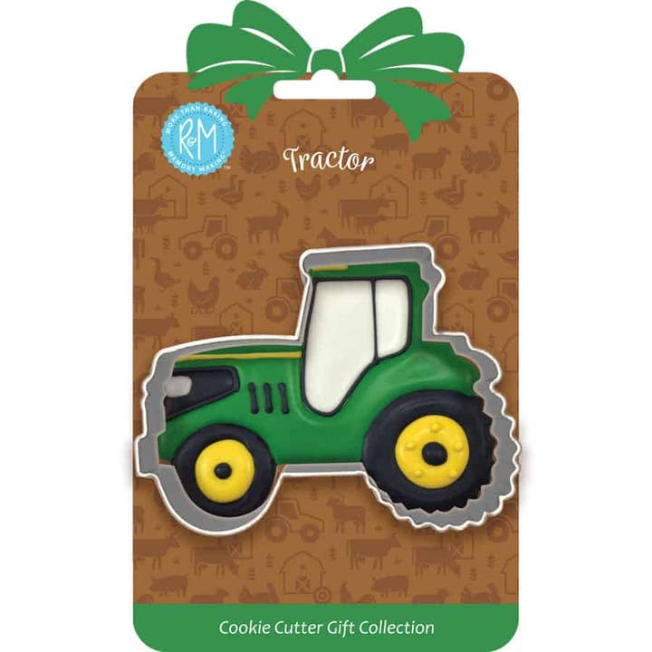 R&M International - Wholesale Cookie Cutter - Tractor Cookie Cutter 3.75" Carded