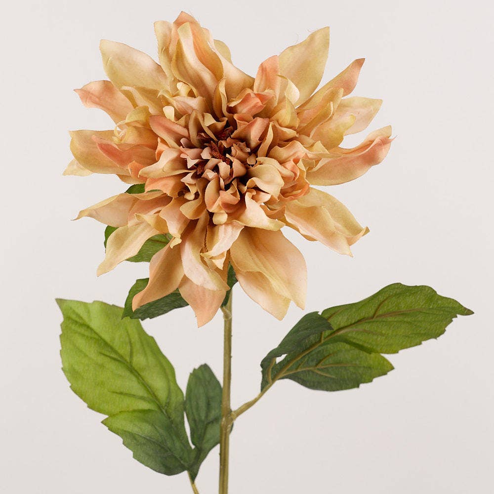Factory Direct Craft - Wholesale Artificial flowers - 25"  Dahlia Artificial Flower Stem - Choose Color 3
