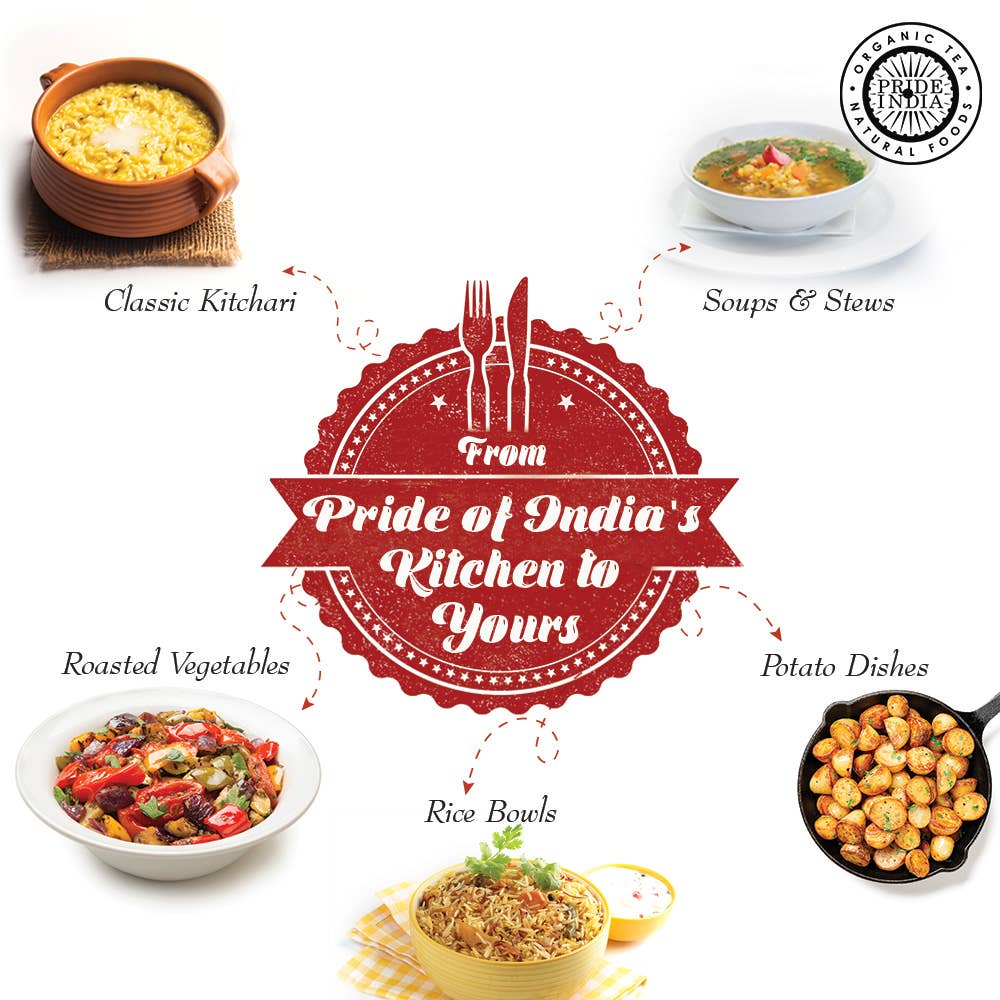 PRIDE INDIA BRANDS - Vente Mélanges d'épices séchées - Pride of India - Assaisonnement aux épices Kitchari7