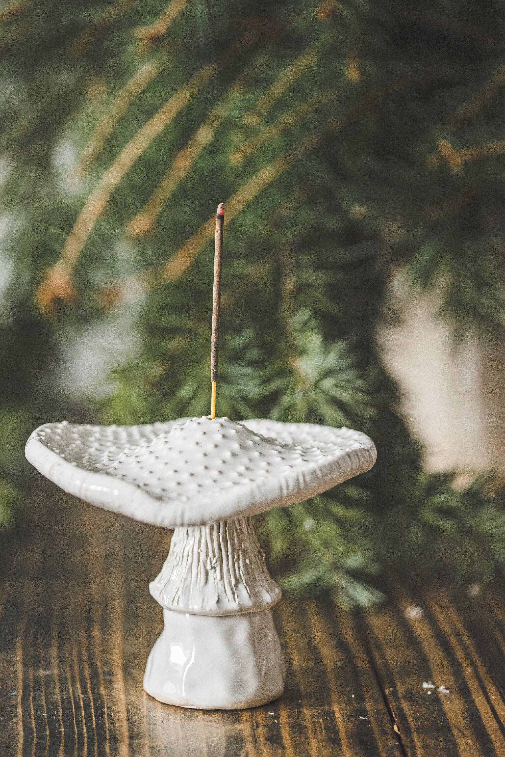 DanutÄ— MurauskienÄ— - Wholesale Incense Holder - White mushroom incense holder
