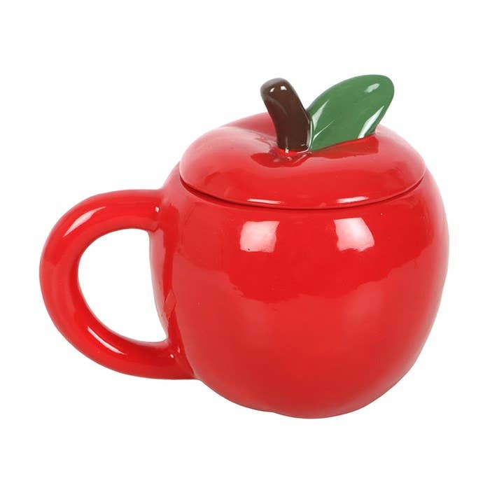 Something Different Wholesale - Wholesale Coffee Mug - Apple Shaped Lidded Mug1